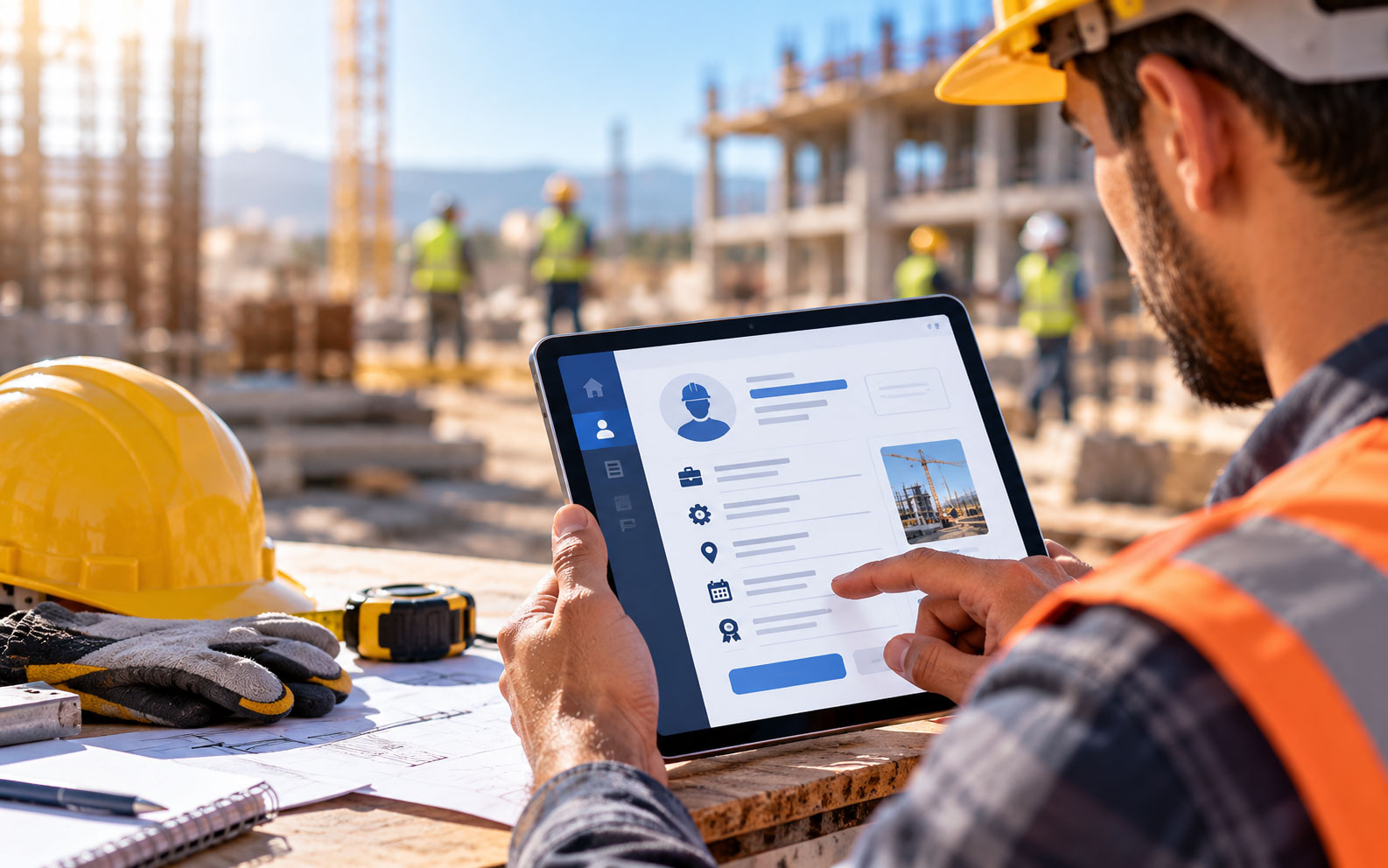 Cerchi lavoro in edilizia? 7 informazioni che non devono mancare nel tuo profilo